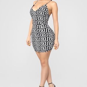 Black & White mini dress